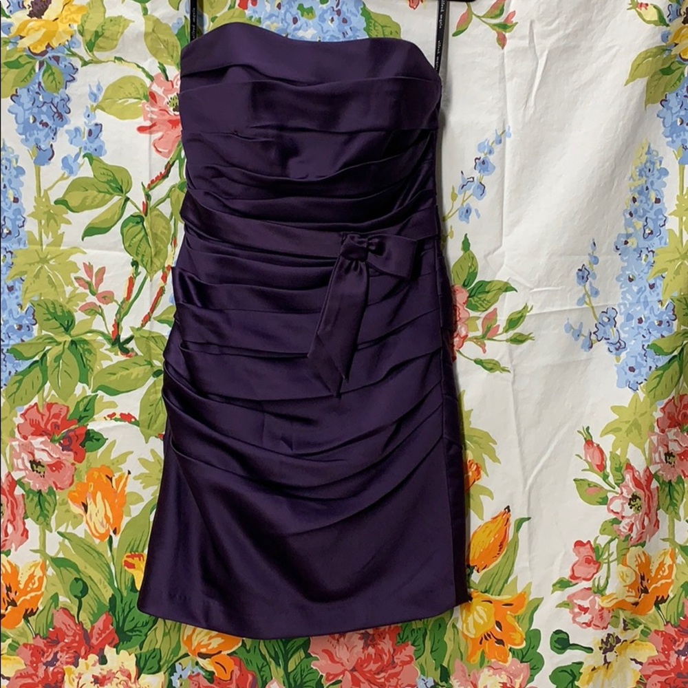 Alfred Angelo strapless mini dress
